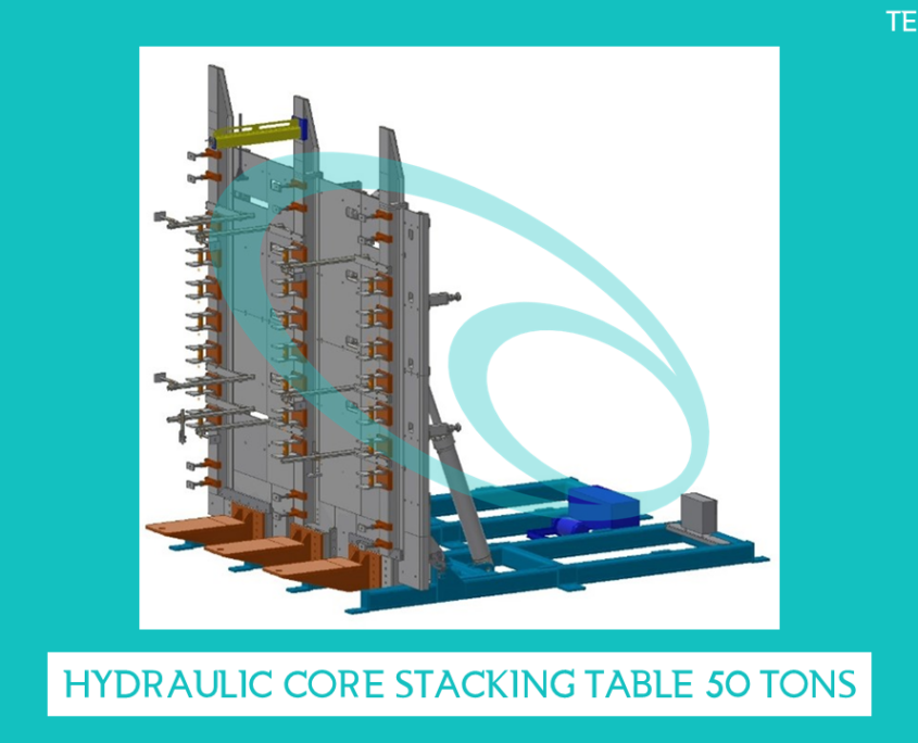 5 Step Core Stacking Hydraulic Core Stacking Table – Tecnica80